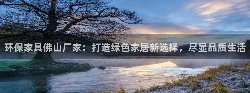 杏耀注册线路：环保家具佛山厂家：打造绿色家居新选择，尽显品质